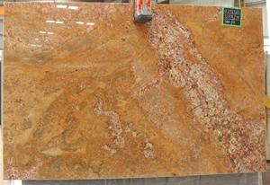 Estilo de diseño grande de losa de granito de oro imperial moderno con superficie pulida atractiva - Product Image 2