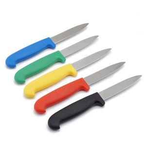 มีดสแตนเลสเชฟในครัวพร้อมที่จับสีสันสดใสใบมีดคมโรงงานออกแบบได้ตามต้องการ - Product Image 6