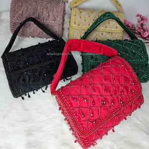 Meilleure pochette de broderie à la main de conception tendance pour femmes et filles sac de soirée à PAS CHER PRIX PAR ARTISANAT DE LUXE - Product Image 1