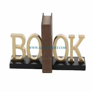 Sujetalibros de aluminio chapado en oro con diseño de hojas, nuevos sujetalibros grandes de Metal superventas atractivos, sujetalibros decorativos de la mejor calidad - Product Image 3