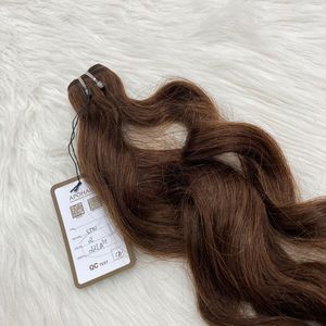 Gran oferta 100% cabello humano virgen vietnamita Clip-In onda profunda suelta suave ondulado marrón máquina de ondas naturales trama doble sin enredos - Product Image 3