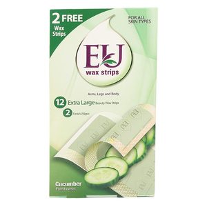 แผ่นแว็กซ์กำจัดขน EU สำหรับทุกสภาพผิว - กลิ่นสดชื่นจากแตงกวา - Product Image 1