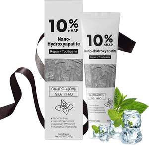Pasta Dental Reparadora con Nano Hidroxiapatita 10% nHAP, Sin Flúor, Fortalece el Esmalte, Blanquea, para Dientes Sensibles, Cuidado Diario, 120g - Product Image 1