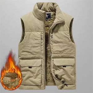 Chaleco sin Mangas Casual de Primavera, Acolchado, Transpirable, de Secado Rápido, con Cierre de Cremallera y Cuello en V para Hombre - Ropa Exterior Abrigada - Product Image 6