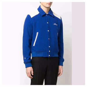 <b>Men's</b> Custom Logo College Baseball Varsity <b>Jacket</b> with Embroidered Sleeves New Style Breathable Letterman <b>Jacket</b> for Winter - Product Image 2