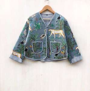 Veste ethnique Suzani la plus vendue à la mode pour les tenues de printemps et d'automne pour femmes disponible au prix de gros pour l'exportation - Product Image 4