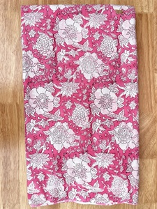 Tela de algodón 100% con estampado de bloques a mano para ropa de vestir al por mayor a precio de fábrica - Product Image 4