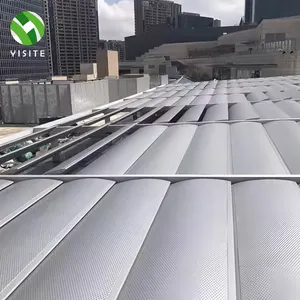 Yst Shading Fabriek Produceert Eenvoudige En Elegante Aluminium Spoelvormige Lamellen Die Gemakkelijk Te Produceren En Duurzaam Zijn