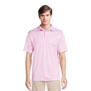 เสื้อโปโลแขนสั้นลายทางสำหรับผู้ชายเสื้อโปโลลายทางแบบกำหนดเองโลโก้ OEM จากบังคลาเทศกับผ้าสแปนเด็กซ์ - Product Image 5