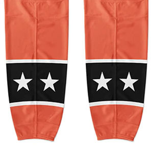 Vente flash 2025 Meilleure qualité Vêtements de sport de hockey sur glace personnalisables 100% coton Chaussettes d'entraînement d'équipe Nom personnalisé Taille Produits d'extérieur - Product Image 3