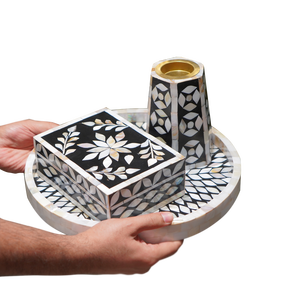 Juego Bakhoor de estilo árabe de lujo, quemador de incienso de nácar hecho a mano y soporte elegante Bakhoor Holder - Product Image 6