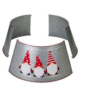 Collar de metal galvanizado para árboles, venta al por mayor, decoración navideña, soporte para árbol, decoración elegante inspirada en el hogar, Año Nuevo, fiesta de Navidad - Product Image 5