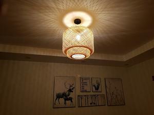 โคมไฟระย้าไม้ไผ่ทำด้วยมือจากเวียดนามวัสดุหวาย FBA สำหรับ Amazon - Product Image 5