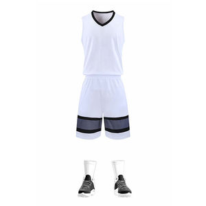 Uniforme de Baloncesto de Entrenamiento, Transpirable, Talla Grande, Estampado, Tejido de Secado Rápido que Absorbe la Humedad para Entrenamientos Diarios - Product Image 1
