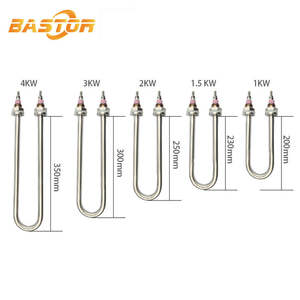 Élément chauffant tubulaire électrique en acier inoxydable industriel, bobine d'air, 220v, type U, pour la conception de systèmes de chauffage de four - Product Image 6