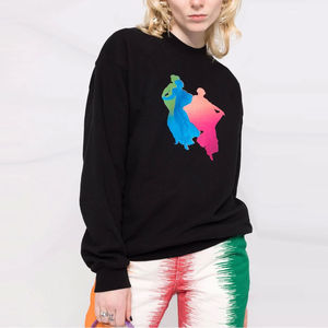 Offre Spéciale de haute qualité 100% coton polaire femmes sweat à manches longues col rond pour vêtements d'hiver en plein air Service OEM personnalisé - Product Image 4