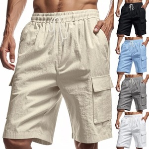 Bermuda pour homme, taille XS, 100% coton, style de rue haute, taille élastique, style de rue moyenne, numérique - Product Image 1