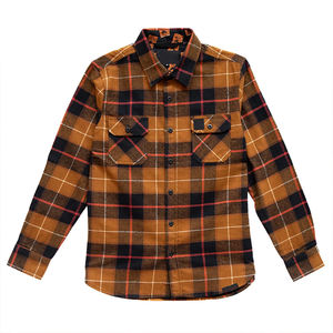 เสื้อเชิ้ตผ้าฟลานเนลผู้ชายแบบสั่งทำพิเศษ/OEM พิมพ์ลายปักโลโก้ได้ ไซส์ใหญ่ ผ้าฝ้าย 100% แขนยาว เสื้อเชิ้ตผ้าฟลานเนลผู้ชายที่ดีที่สุด - Product Image 1