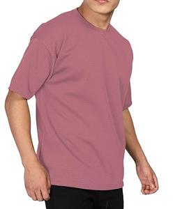 Camiseta de color sólido de peso pesado personalizada de talla grande para hombre 100% algodón en blanco liso hombro caído cuello redondo Camiseta de gran tamaño transpirable - Product Image 3