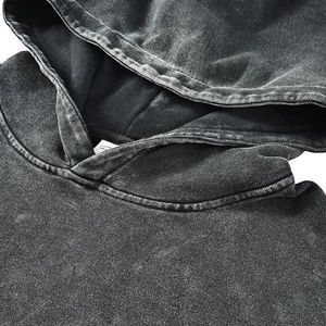 Nueva sudadera holgada estampada 100% algodón polar invierno pulóver estilo básico con capucha - Product Image 3