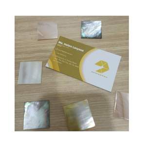 OEM Design personnalisé coquille naturelle échelle carrée nacre vadrouille feuilles artisanat fait à la main par le fabricant - Product Image 1