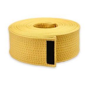 Fabricado en fábrica de longitud personalizada niños cinturones de Karate de alto rango blanco doble envoltura Taekwondo a granel para la venta - Product Image 2