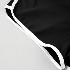 Meilleures ventes : Short femme taille mi-haute, effet froncé pour les fesses, motif uni, design personnalisé, qualité supérieure - Product Image 5