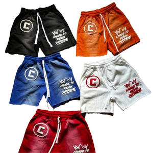 Personalizar Streetwear 260 gramos Heavyweight Men Vintage Ropa Oversized Sun fade Shorts para hombres - Product Image 4