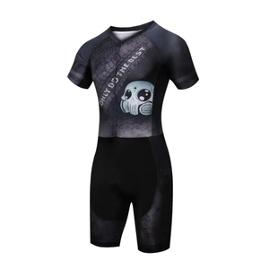 ชุดไตรกีฬาแขนกุดสำหรับผู้ชายชุดไตรกีฬาแขนกุดสีดำ - Product Image 3