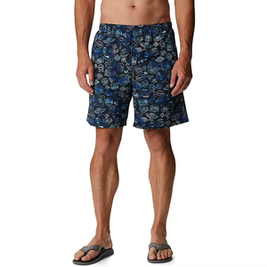 Shorts de surf en gros, séchage rapide, entièrement imprimés sur mesure pour hommes, shorts de plage et de bain en polyester extensible - Product Image 5