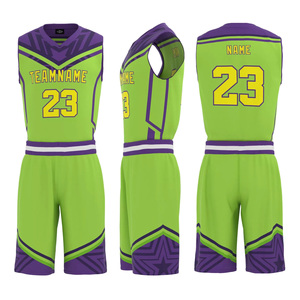 Uniforme de basket-ball réversible sur mesure poids léger conception personnalisée vêtements de sport sublimation uniforme de maillot de basket-ball réversible - Product Image 4