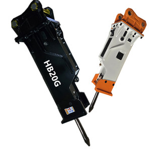 Martillo Hidráulico Excavador Negro Blanco HB15G 20G 30G 40G F22 F35 F45 con Caja Nueva Tipo Silencioso - Product Image 3