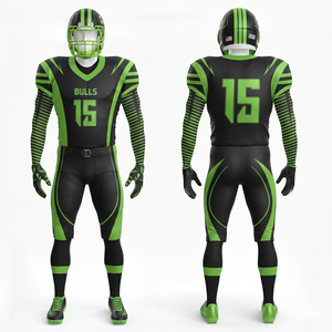 Uniforme de Fútbol Americano Personalizado Más Vendido, Top de Manga Corta de Talla Grande, 100% Poliéster, Ropa de Equipo Unisex - Product Image 2