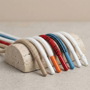 ผู้ผลิตเชือกผูกฮู้ดดี้โลโก้แบบกำหนดเอง จัดหาเชือกเสื้อผ้าแบบถัก 3 เส้น ความแข็งแรงสูง - Product Image 6