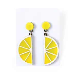 Orecchini Personalizzabili in Acrilico Kely, Gadget a Tema Frutta Personalizzati - Product Image 5