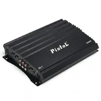 Amplificateur de voiture 4 canaux PISTOL 45.1 3000W Classe AB 7W x 4 RMS 4 Ohms, amplificateur de puissance audio pour système audio de véhicule