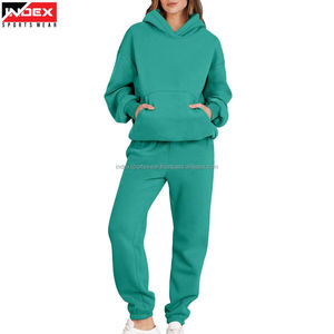 Combinaison de sport d'hiver d'usine |   Ensemble de jogging en molleton de coton chaud, OEM personnalisé - Product Image 1