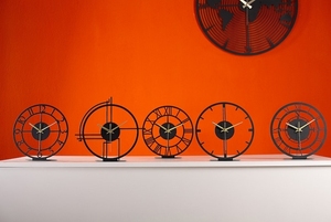 Reloj de mesa silencioso de Metal clásico moderno, reloj de pared de cobre brillante dorado con pantalla de aguja, decoración del hogar - Product Image 3