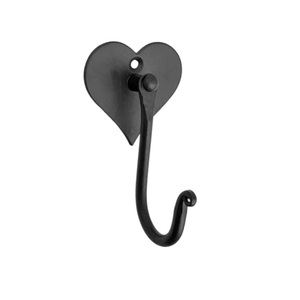 Set of 2 Pcs Cast Iron Wall <b>Hooks</b> Mounted Coat <b>Hook</b> <b>Black</b> Vintage for Home Farmhouse Coats Bags Hats Towels Use - Product Image 6