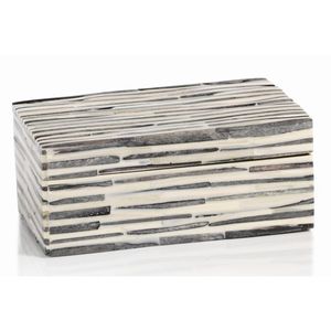 NUEVA LLEGADA Cajas de joyería con diseño de resina y hueso Regalos de mujer Cajas de recuerdo con diseño de tapa artística para almacenamiento personal - Product Image 2