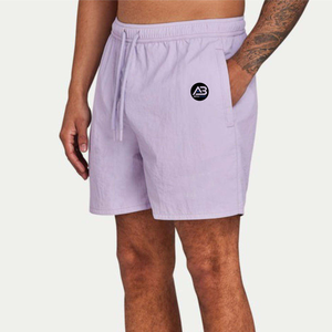 Pantalones cortos para correr para gimnasio de secado rápido con patrón sólido informal para hombre recién llegados hechos en Pakistán MOQ bajo pantalones cortos deportivos transpirables rápidos - Product Image 5