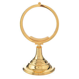 Église décorative plaqué or religieux en laiton ostensoir décoratif eucharistie présentoir artisanat religieux fournitures d'église - Product Image 6