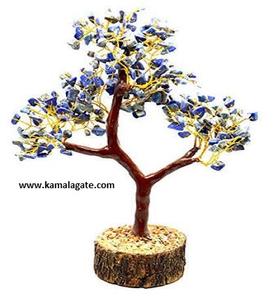 Arbre Chakra en fil de métal doré fait à la main 7 puces de cristal d'agate de pierre Chakra artisanat de pierres précieuses semi-précieuses naturelles - Product Image 4