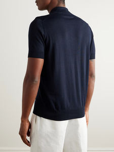 Polo en coton biologique en gros avec logo brodé pour hommes et femmes, logo brodé, uni, basique, pour le golf, chemise courte anti-froissement - Product Image 4