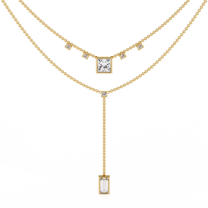Collar de Oro de 18K con Diamante Cultivado en Laboratorio, Hermosa Pieza para Damas - Product Image 3