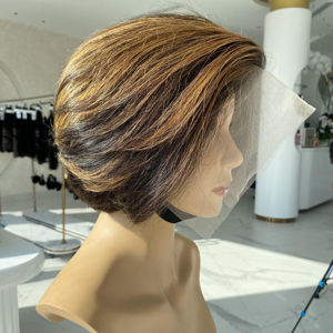 Extensiones de Cabello Remy Liso Sedoso 100% Virgen de Lujo HD, Cutícula Alineada, Cabello Humano Vietnamita, Doble Trama a Máquina, Precio al por Mayor - Product Image 5