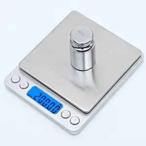 High accuracy USB rechargeable weighing scales electronic 500g 0.01g mini kitchen scale