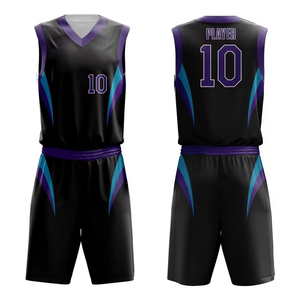 Nouveau design, uniforme de basket-ball personnalisé, léger, dernier matériau de haute qualité, uniforme élégant et confortable - Product Image 2
