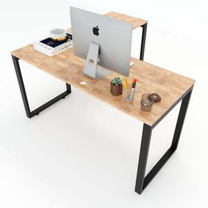 25x50cm L-Shaped <b>Computer</b> <b>Desk</b> with Iron Legs 140x140cm Assembly Required HCRT012 - Product Image 4
