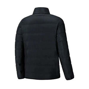 Erke Women's <b>Reversible</b> Quilted Puffer <b>Jacket</b> Satin Winter Coat with Hooded Collar and Fur Decoration Customizable Logo-Black - Product Image 3